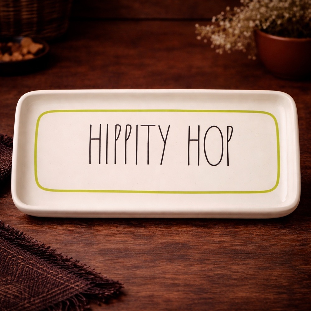 Rae Dunn Hippity Hop Large‎ Serving Tray